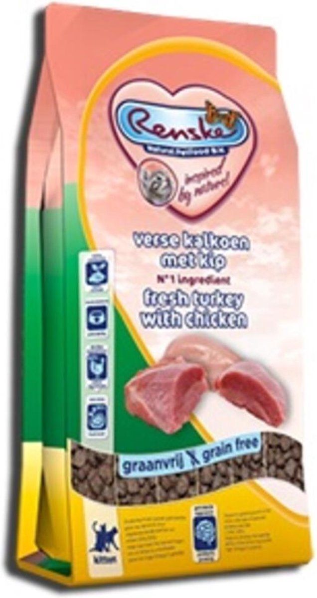 Renske 5x Super Premium Kitten Kalkoen & Kip 1,5 kg