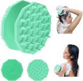 Merkloos / Sans marque BRAK PRODUECENTA 2-in-1 Hoofdhuid Massager & Borstel - Groen