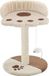 Syfax Kattenkrabpaal met sisal krabpaal 40 cm beige en bruin