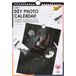 folia 23184 - calendrier photo DIY, noir, DIN A4