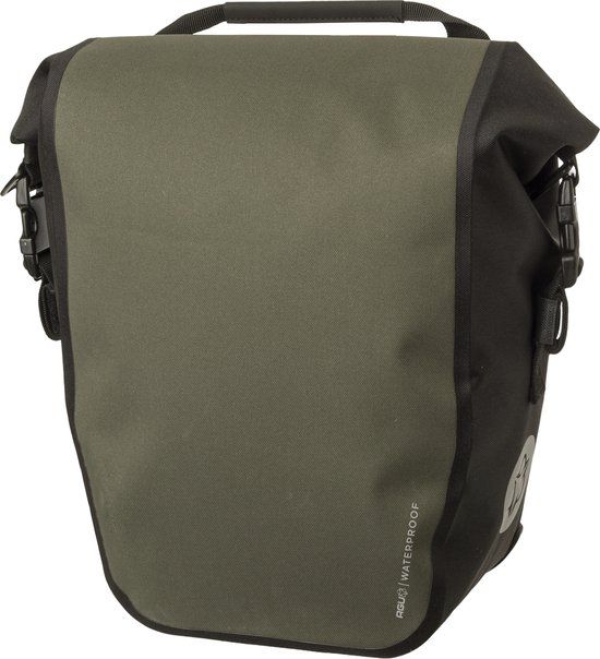 AGU Clean Shelter Single Pannier - 17L - Green - Waterproof - Roll Top