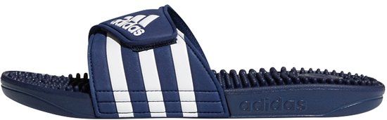 adidas Adissage Slides - Unisex - Blauw - Maat 48 1/2