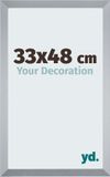 yd. Cadre photo 33x48 cm Argent Brillant MDF Catania