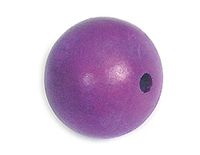 Houten bal paars diameter 15 mm. 300 stuks. ca.