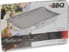 BBQ instant BBQ voor Ã©Ã©nmalig gebruik - 48 x 31 cm - 6 cm hoog - inclusief kolen