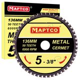 Lame de scie circulaire Cermet de 136 mm pour métal