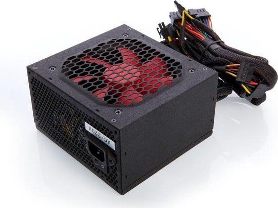 ATX-voeding, Itek DESERT 550 power supply unit 550 W ATX Zwart, Rood