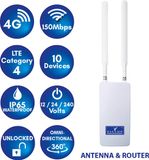 Falcon 4G IP65 150 Mbit/s buitenantenne met geïntegreerde router