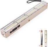 Lampe de camping magnétique, lampe de tente d'extérieur, accessoire de camping rechargeable par USB 4000 mAh, lampe LED portable, adaptée au camping dans le garage, à l'éclairage de travail et à la pêche.