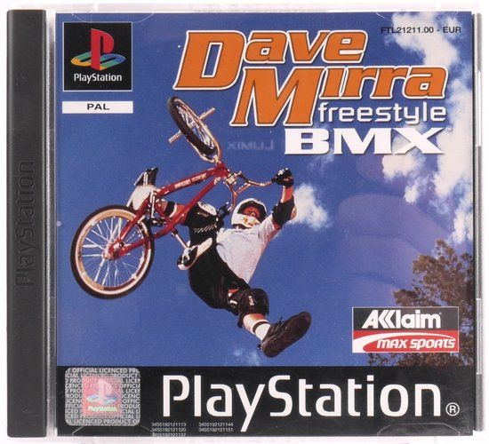 Merkloos Dave Mirra Freestyle BMX - Playstation 1 - Actie - Standard edition - CD-rom - PAL