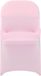 Vevor Stoelhoezen, Stretch Stoelhoezen, 50 Stuks, Wasbare en Afneembare Stoelhoezen van Polyester-Spandex voor Bruiloften en Diners, Geschikt voor Klapstoelen, 45 X 46 X 77 cm, Roze