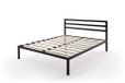Robas Lund Hans Metalen bed, zwart 160 x 200 cm