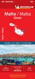 Carte Michelin Malta - Michelin National Map 801
