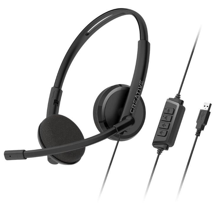 Creative Labs HS-220 - Headset - USB Type-A - Black