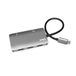 Smpl - 5-in-1 USB-C splitter, Thunderbolt 3 naar HDMI 4K hub adapter, 3 USB 3.0 poorten, 100W PD-voeding, compatibel met MacBook Pro, Air