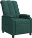vidaXL Fauteuil d'appoint Tissu vert foncé