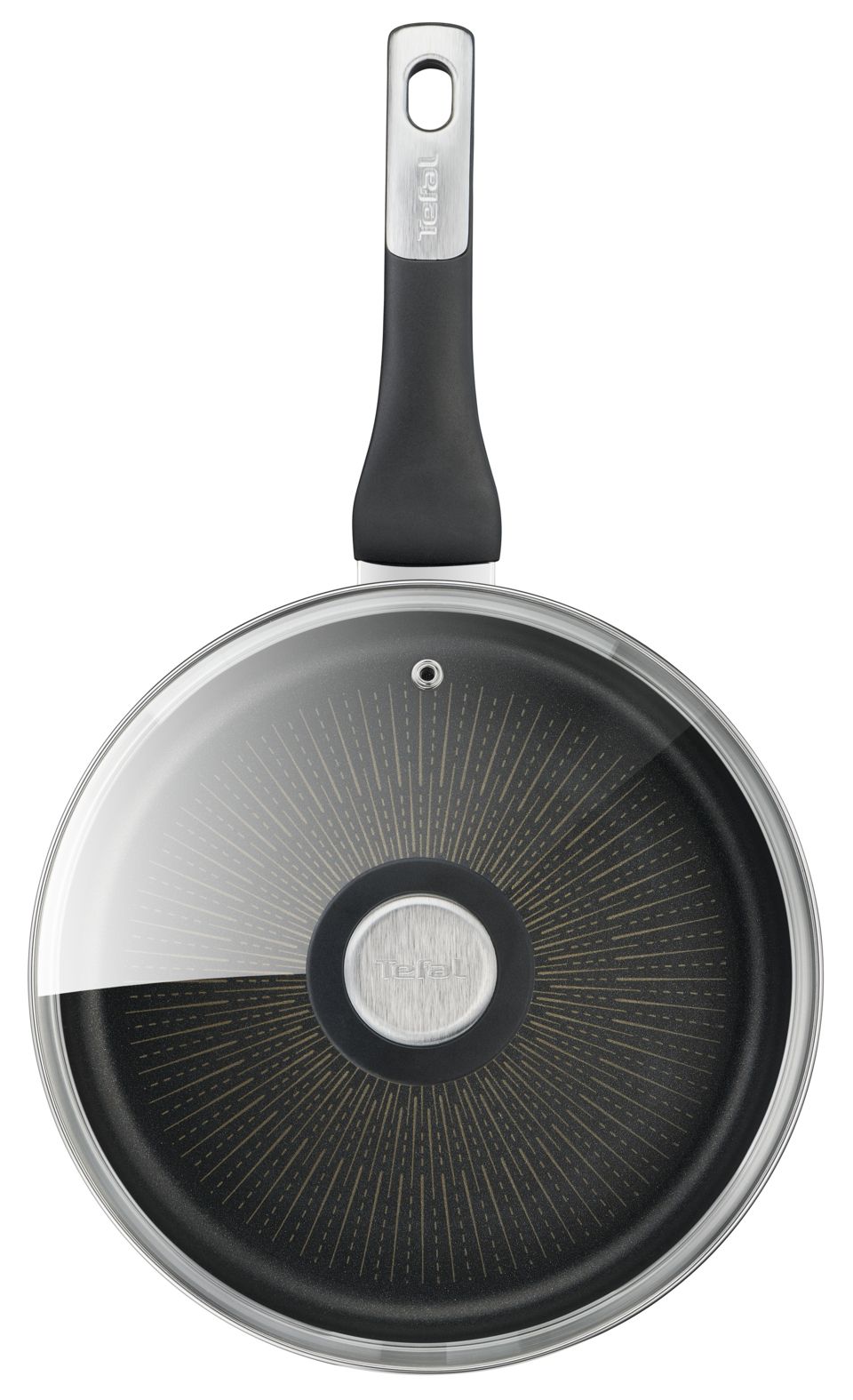 Tefal Unlimited Hapjespan - 24 cm - Zwart - Met Deksel