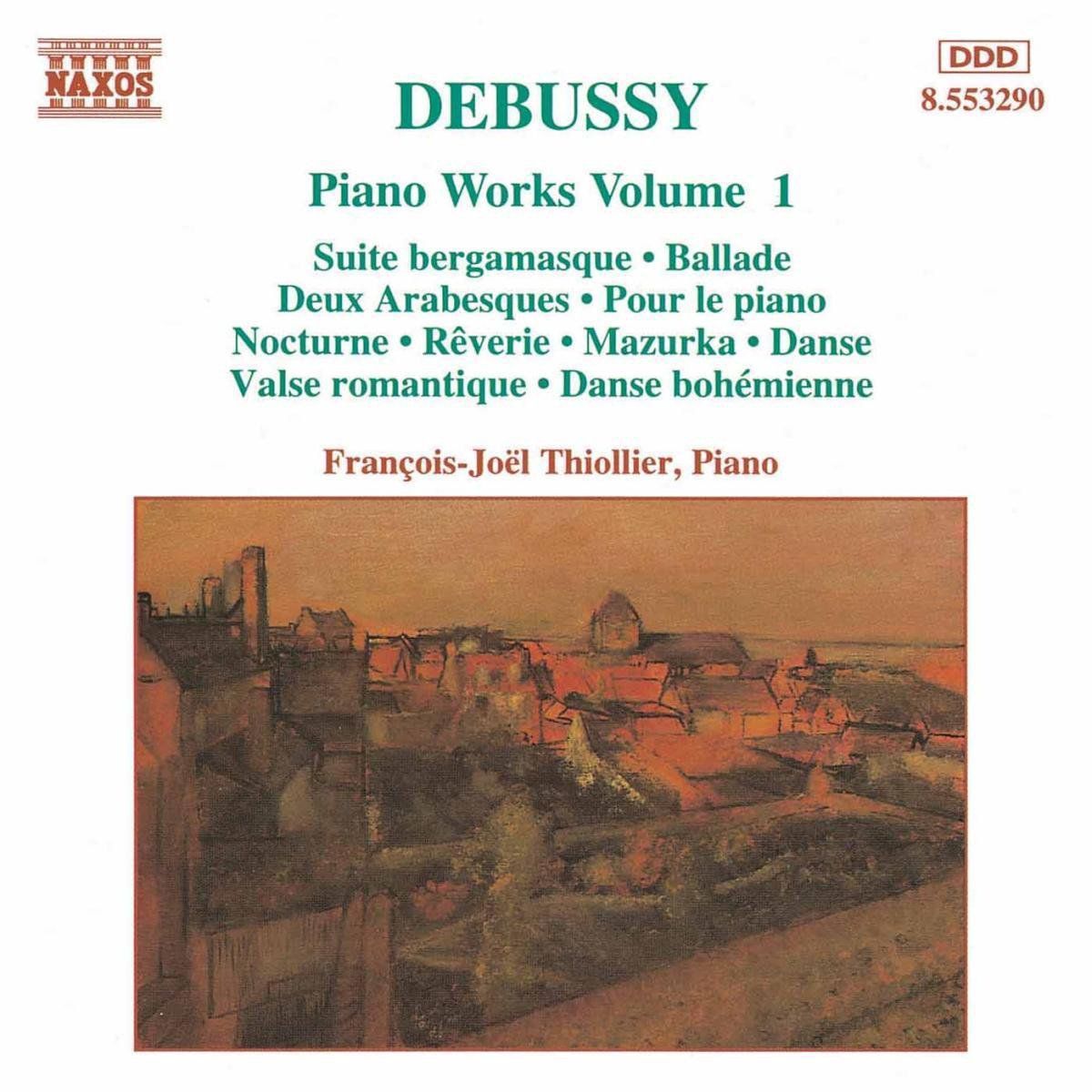 OUTHERE Debussy: Piano Works Vol 1 / Francois-Joel Thiollier