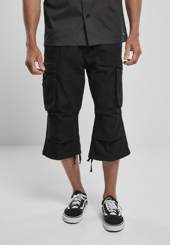 Brandit Industry Vintage 3/4 Heren Shorts - Zwart - L