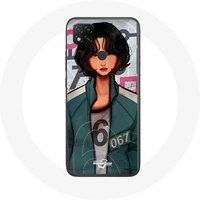 Maniacase Etui voor Xiaomi Redmi 9C Squid Game Kang Sae Byeok serie
