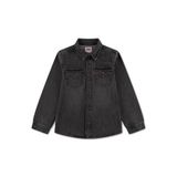 Levi's Kids denim casual overhemd - grijs