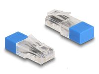 Delock 67187 RJ45 connecteur de câble Bleu
