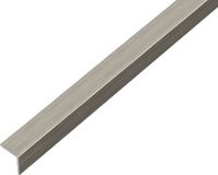 Alberts 488741 hoekprofiel | zelfklevend | aluminium, rvs-look, donker | 1000 x 20 x 20 mm