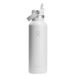 Hydro Flask Standard Flex Straw Cap 621 ml (21 oz) Bottle – Roestvrij Staal, Lekdicht, Bekerhouder Compatibel – Geïsoleerd 24 Uur Koud – White
