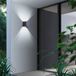 Lindby Applique d'extérieur LED Dara Smart, grise, CCT RVB, Tuya