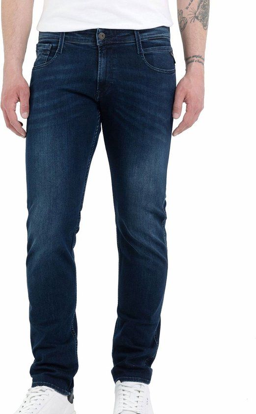 Replay Anbass Jeans Men - W36L32 - Dark Blue