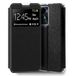Cool ZTE Cool Flip Cover beschermhoes voor ZTE Blade A72s, glad, zwart