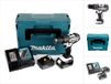 Makita DHP 482 RTJ W accu-slagboormachine 18 V 62 Nm + 2x accu’s 5,0 Ah + oplader in Makpac 2