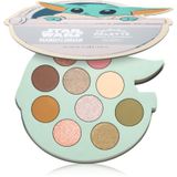 MAD BEAUTY Disney Star Wars The Mandalorian Grogu Baby Yoda palet met 14 tinten, scherp, glitter, glinsterende tinten, persoonlijke verzorging en cosmetisch cadeau