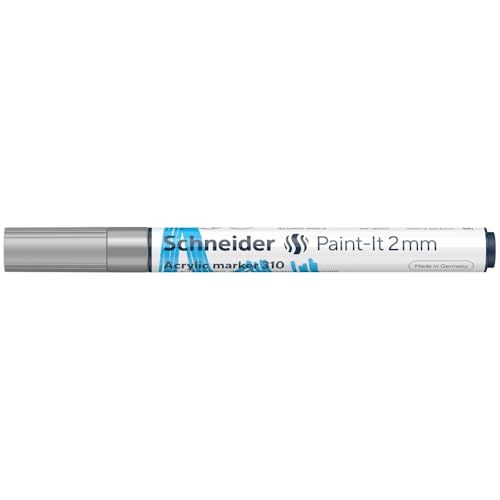 Schneider Paint-It 310 acryl marker, zilverkleurig