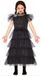 Fiestas Guirca Wednesday Addams Kostuum Jurk Meisjes 5-6 Jaar Zwart