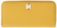 GUESS Audrey Logo SLG Zip Around Wallet Honey