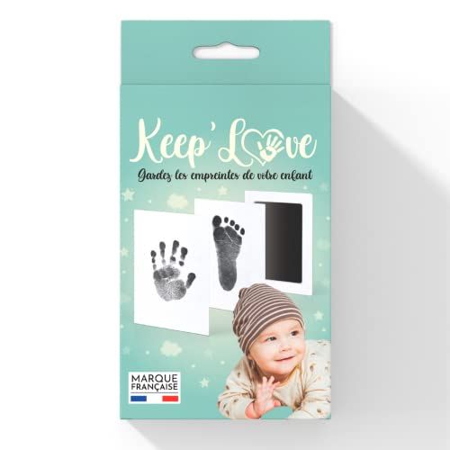 Keep'Love Babyvoetafdrukset - Zonder Inkt - Hand & Voet - Souvenir - Geboorte Cadeau - 12,5 x 8 cm