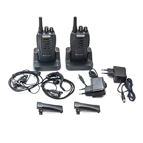 Midland BR02 Pro Z Pack - 2 portofoons met opladers en headsets