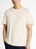 Tom Tailor - T-shirt - Hommes - 3XL - Blanc cassé - Coton