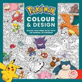Pokemon Colour and Design: the official Pokémon colouring book for fans of the original game, relaxing and satisfying. Perfect for relaxing over summer 2026!