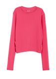 s.Oliver Kort mesh-shirt met lichte plooien roze