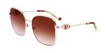 Liu Jo LJ155S Rose gold 57/19/140 Vrouwen Zonnebrillen