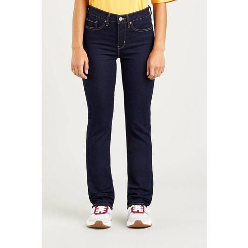 Levi's 314 Shaping Straight High Waist Jeans - Darkest Sky