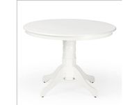Table à manger ronde baroque - Blanc 106cm