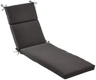 Pillow Perfect Fresco Chaise Lounge kussen voor binnen en buiten, zwart