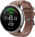 Strap-it Polar Ignite twill siliconen band - koffiebruin