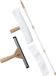 Urban Living Raamwisser met telescoopsteel - 5-delig - 128 cm - beige