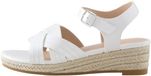 Next - Meisjes - Geweven sandalen met sleehak - Wit