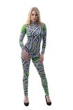 Zölibat - Kostuum Cyborg, Jumpsuit voor Volwassenen, Carnavalskostuum voor Carnaval en Halloween