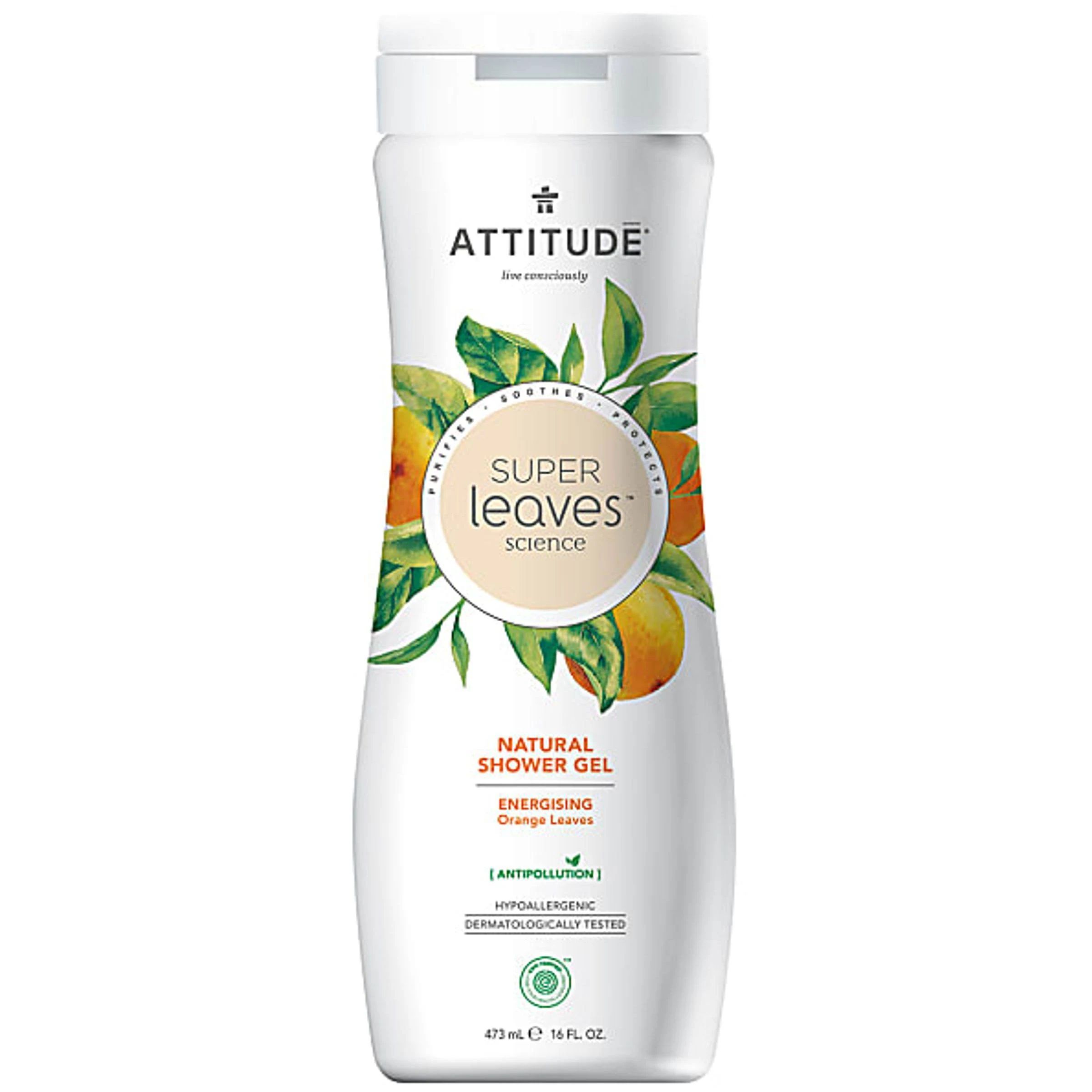 Attitude Super Leaves Science Body Wash - Energizing Bodylotion 473 ml
